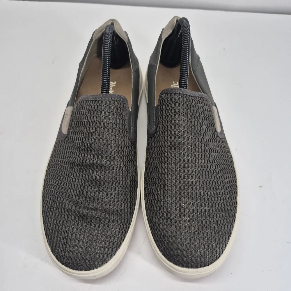 OluKai Lae ahi Shoes Mens 10 Casual Slip On Comfort Sneakers Brown Mesh Low Top